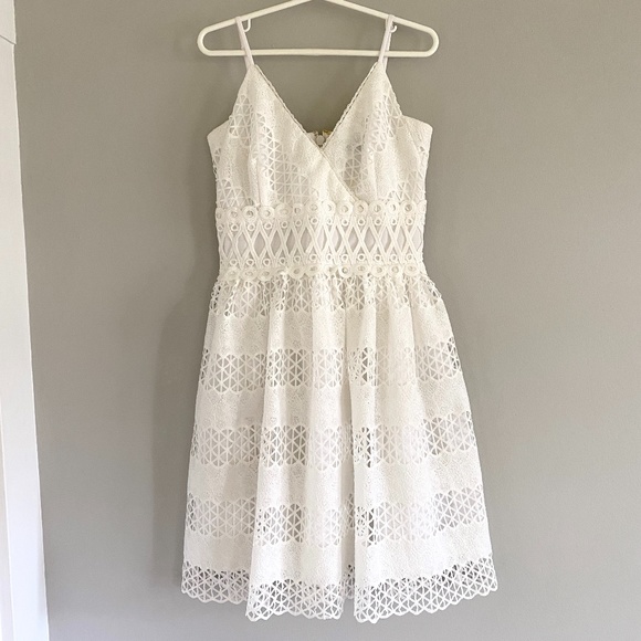 Guess Dresses & Skirts - Guess LA White Eyelet Dress